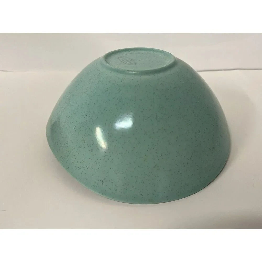 Vintage Vernon Ware Divided Bowl MCM Atomic Heavenly Days Dip Blue Retro Atomic